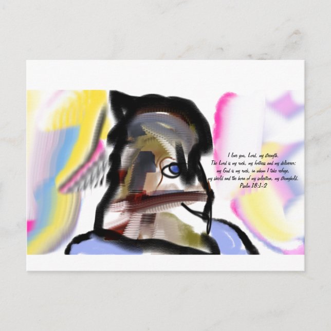 Jesus is love  postcard (Front)