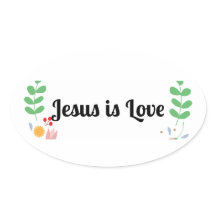 Jesus is Love Sticker
