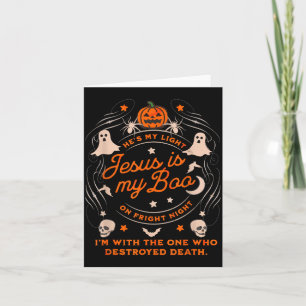 Jesus Is My Boo Soky Christian Funny Halloween  Card