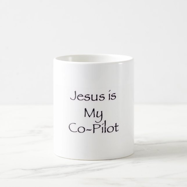 Jesus is my Co-Pilot Mug (Center)