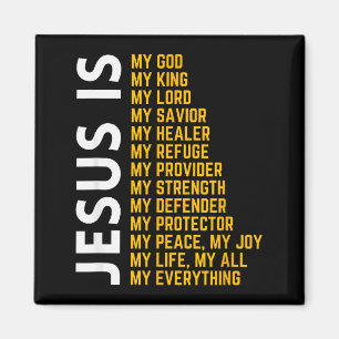 Jesus Is My Everything Christian God Jesus Religio Magnet