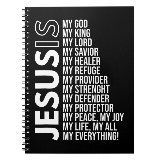 Jesus Is My Everything Jesus T-ShirtAre you a Patr Notebook (Front)