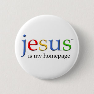 Jesus is My Homepage 2 Inch Round Button