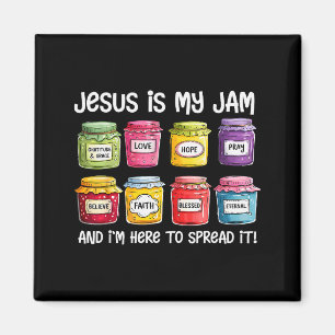 Jesus Is My Jam And Im Here To Spread Christian Bi Magnet