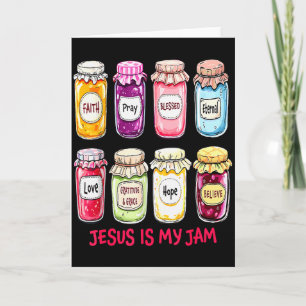 Jesus Is My Jam And Im Here To Spread It Christian Card