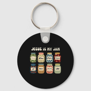 Jesus Is My Jam Christian Faith Religious Bible Ve Keychain