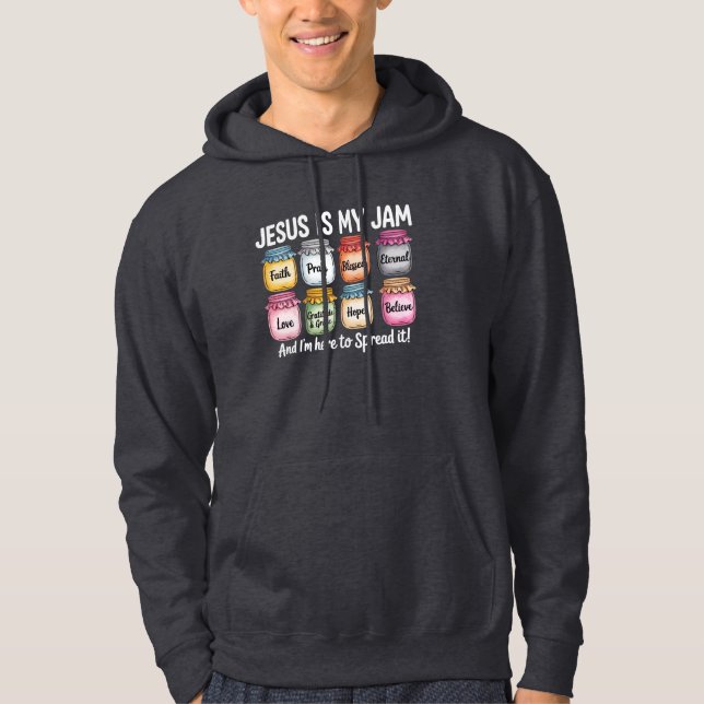 Jesus Is My Jam – Faith & Fruit Spread Tee (Front)