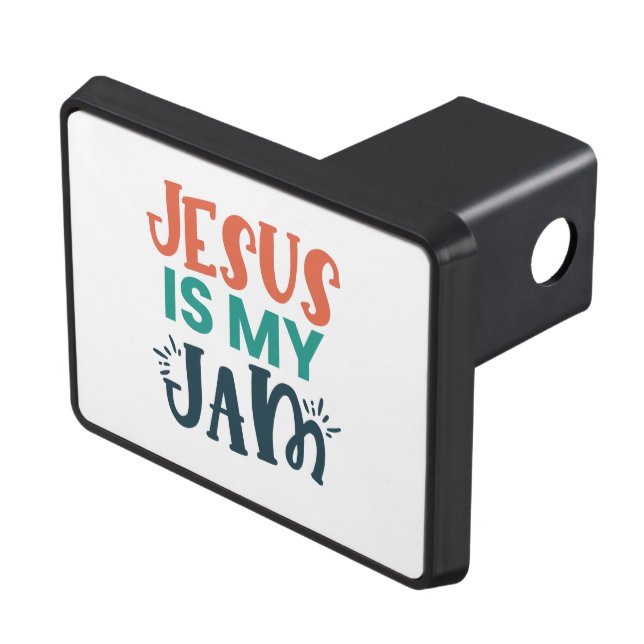Jesus Is My Jam Trailer Hitch Trailer Hitch Cover (Top Right)