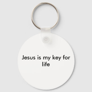Jesus is my key for life keychain