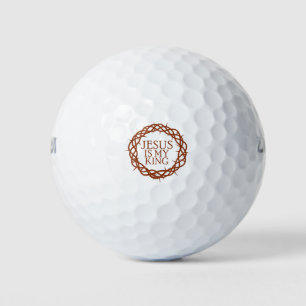 Jesus is My King Golf Balls