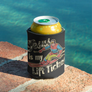  Jesus Is My Lift Ticket Funny Christian Saying  Can Cooler