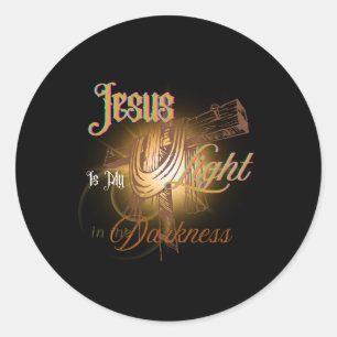 Jesus Is My Light – Halloween Classic Round Sticker
