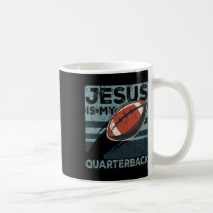 Jesus Is My Quarterback Christian Football Ball Sp Coffee Mug