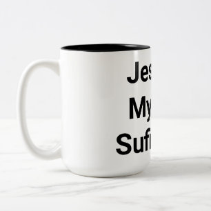 Jesus is My Ripe Sufi Lover Hankamer Artjunkhaus  Two-Tone Coffee Mug