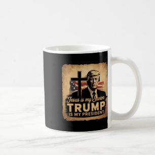 Jesus Is My Savior Trump Is My President Biblical  Coffee Mug