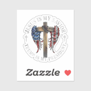 Jesus Is My Saviour Trump Is My President 2024 USA