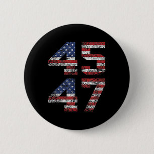 Jesus Is My Saviour Trump Is My President American 2 Inch Round Button