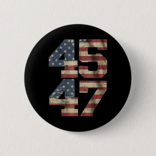 Jesus Is My Saviour Trump Is My President American 2 Inch Round Button