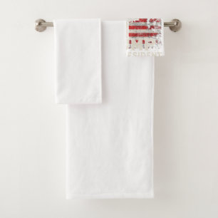 Jesus Is My Saviour Trump Is My President American Bath Towel Set