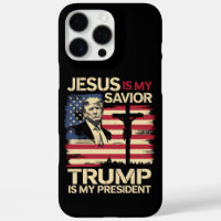 Jesus Is My Saviour Trump Is My President USA Flag