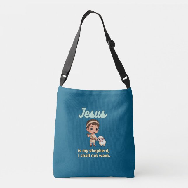 Jesus is my shepherd  crossbody bag (Back)