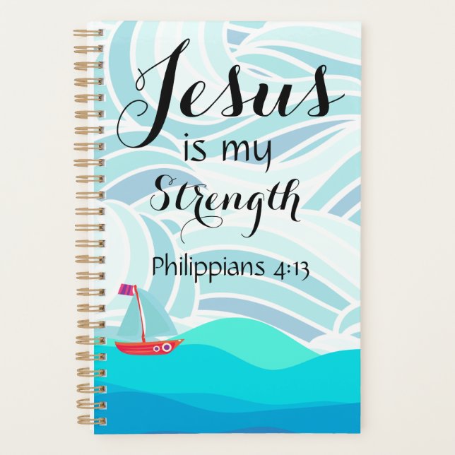 Jesus is my Strength Planner (Front)