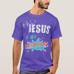 Jesus Is My Superhero Cute Powerful Christian T-Shirt