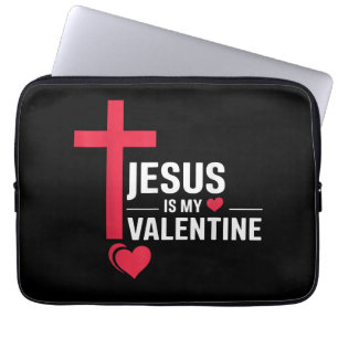 Jesus Is My Valentine Laptop Sleeve