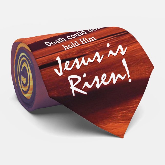 JESUS IS RISEN Easter Tie (Rolled)