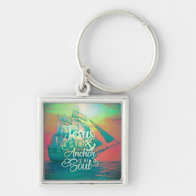Jesus is the Ancor Keychain (Front)