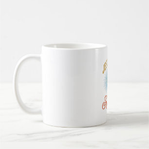 Jesus Is the Answer Christian Cross Vector Design_ Coffee Mug