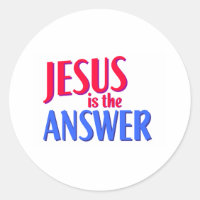Jesus is the answer