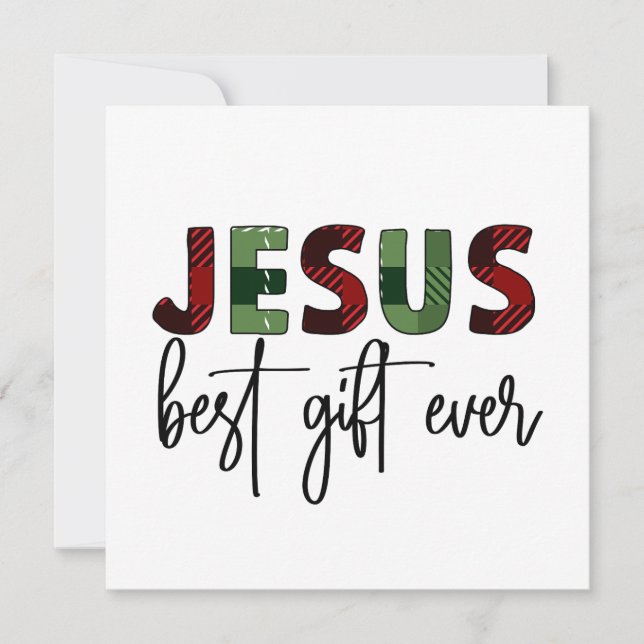 Jesus is the best gift ever Christian Christmas (Front)