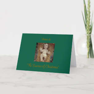 Jesus is the Essence of Christmas, Greeting Card
