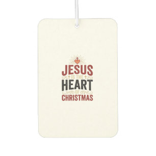Jesus Is the Heart of Christmas Vintage Shirt Air Freshener