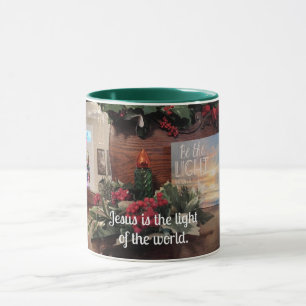 Jesus is the light of the world. mug