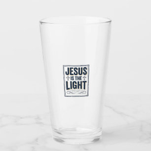 Jesus Is The Light Vintage Christian Shirt Glass