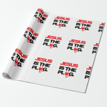 Jesus is the Plug Wrapping Gift Paper