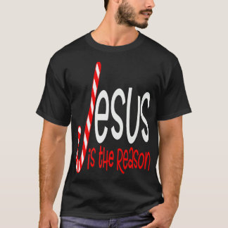 Jesus Is The Reason Christian Religious Christmas  T-Shirt