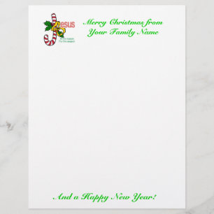 Jesus is the Reason Christmas Letter Stationery