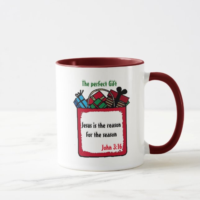 Jesus is the reason Customize It Christmas Mug (Right)