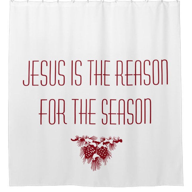 JESUS IS THE REASON FOR SEASON Christmas quote (Front)