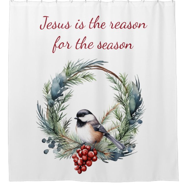 JESUS IS THE REASON FOR SEASON Christmas quote (Front)