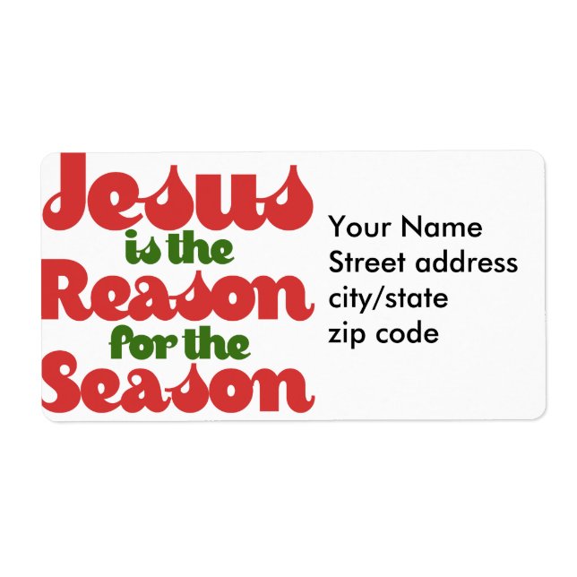 Jesus is the Reason for the Season (Front)