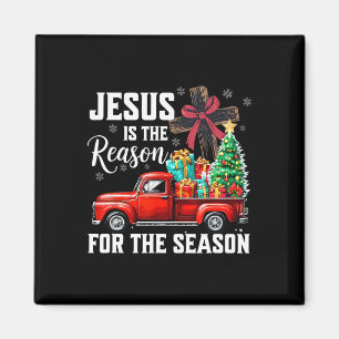Jesus Is The Reason For The Season Christian Chris Magnet