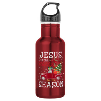 Jesus is The Reason for The Season Christian Faith 532 Ml Water Bottle