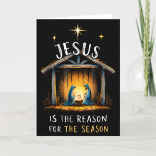 Jesus Is The Reason For The Season Christian Faith Card