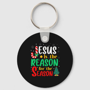 Jesus Is The Reason For The Season Christmas Chris Keychain