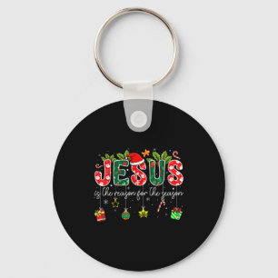 Jesus Is The Reason For The Season Christmas Chris Keychain