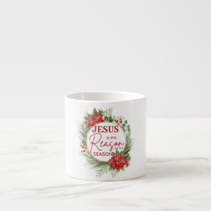 Jesus is the Reason for the Season Christmas Espresso Cup